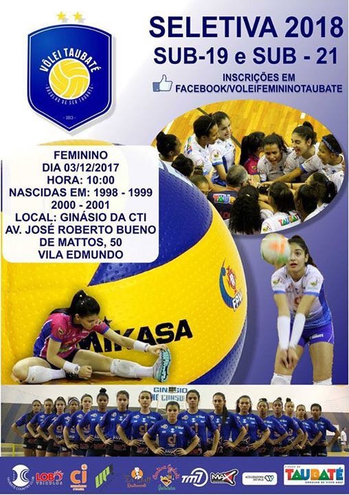 VÔLEI TAUBATÉ FEMININO SUB 21 CONQUISTA O VICE-CAMPEONATO PAULISTA